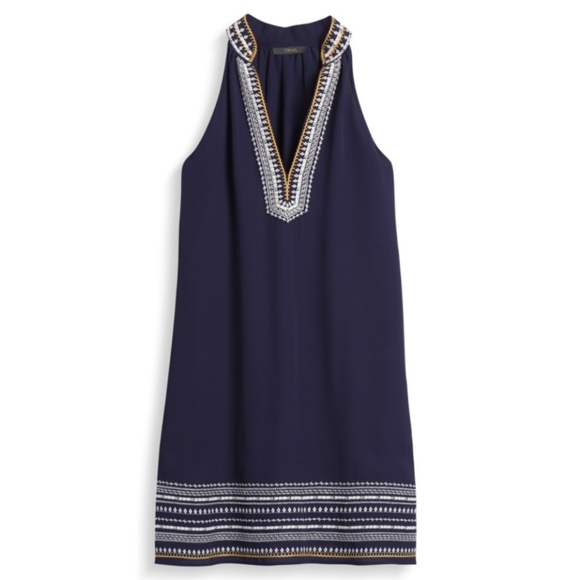 THML | Embroidered Shift Dress M/MP/L - Picture 5 of 8